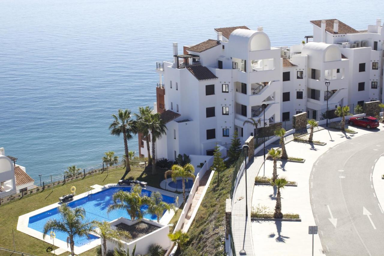 Apartamento Vista Mar Frontal Garaje Y Wifi Torrox Exterior photo